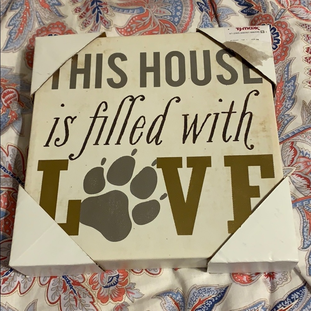 Cute Dog Sign